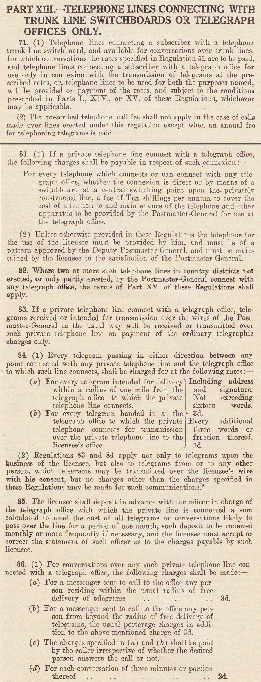 1922 Regs